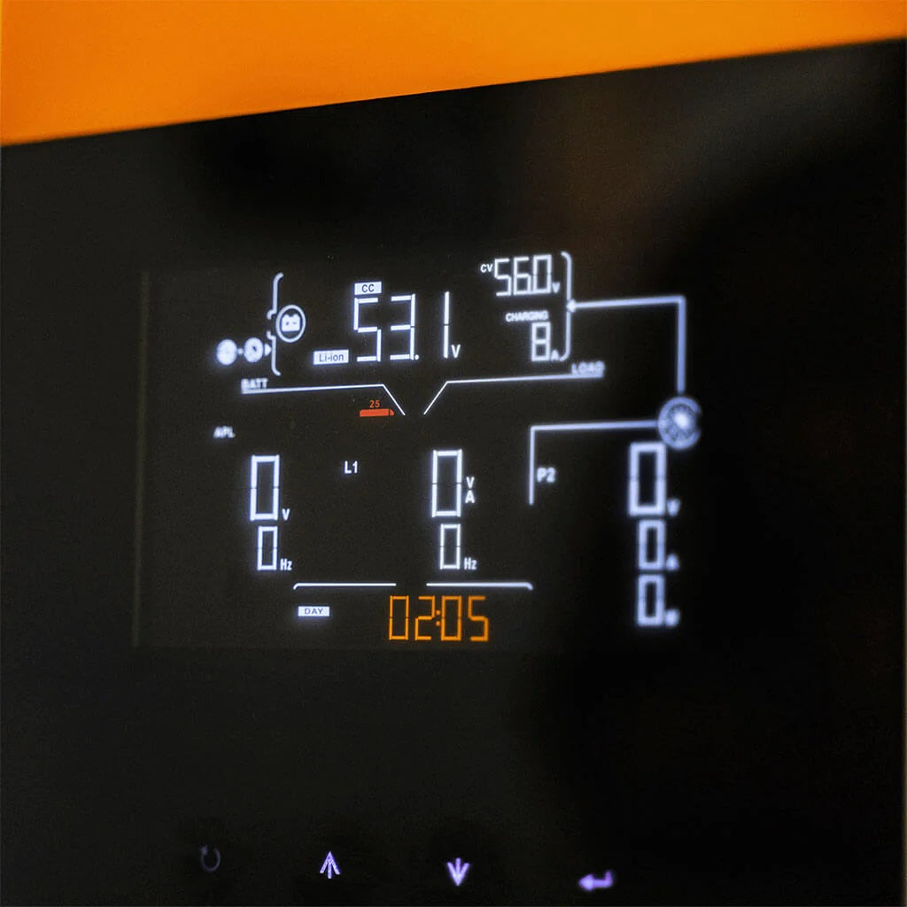 Rich Solar All-in-One Energy Storage System Monitor Display