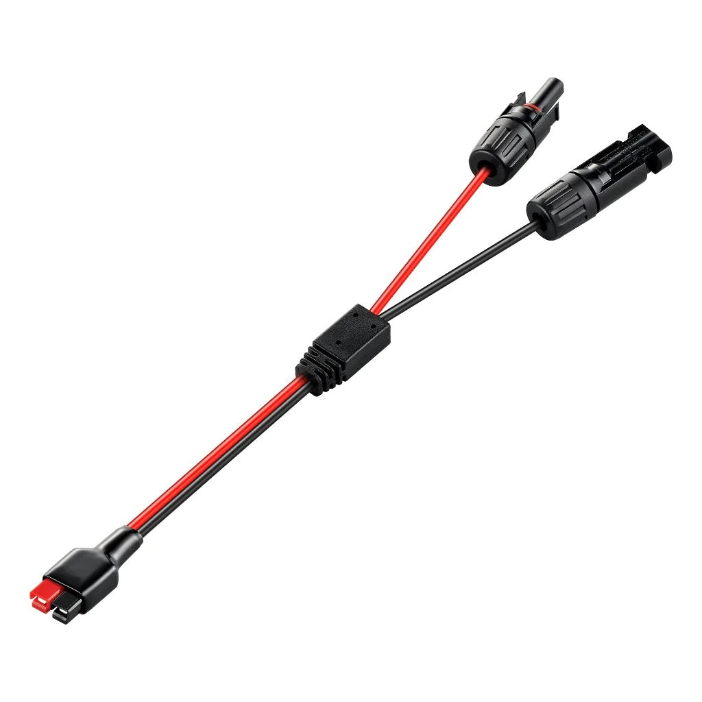 Rich Solar Anderson Adapter to Solar Connectors Slant View