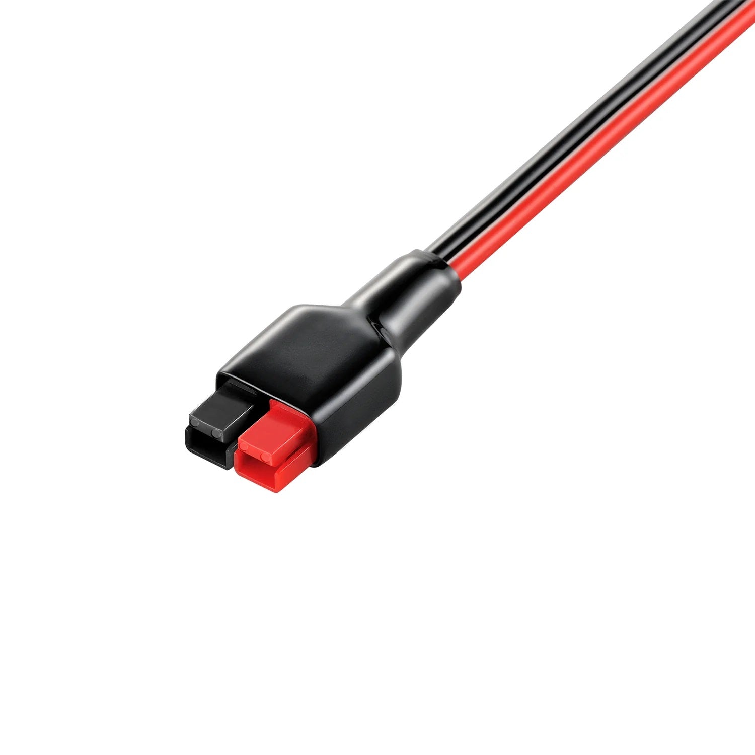 Rich Solar Anderson Adapter to X500 Generator Black And Red Pointed View
