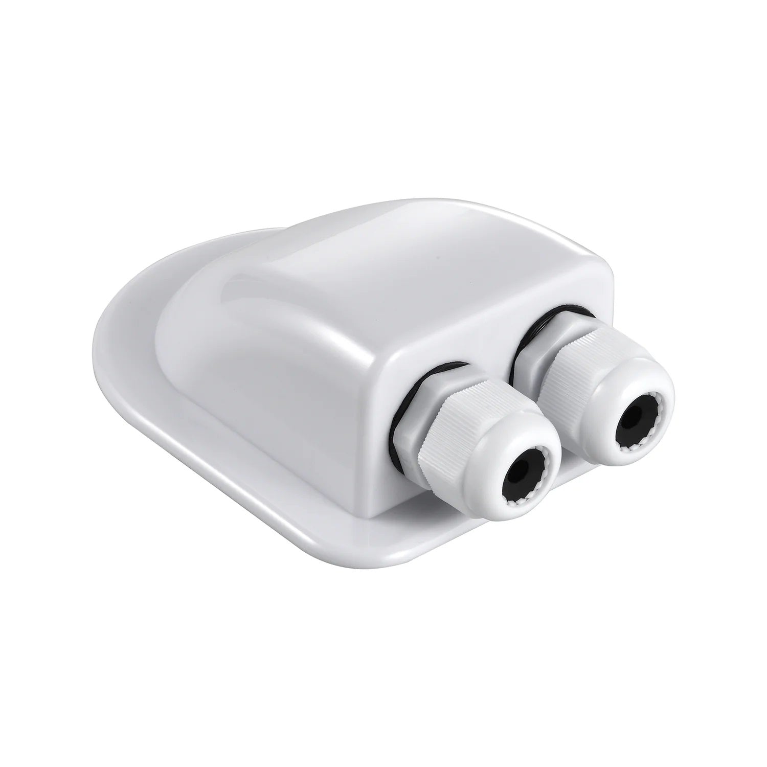 Rich Solar Cable Entry Housing Left Side View White