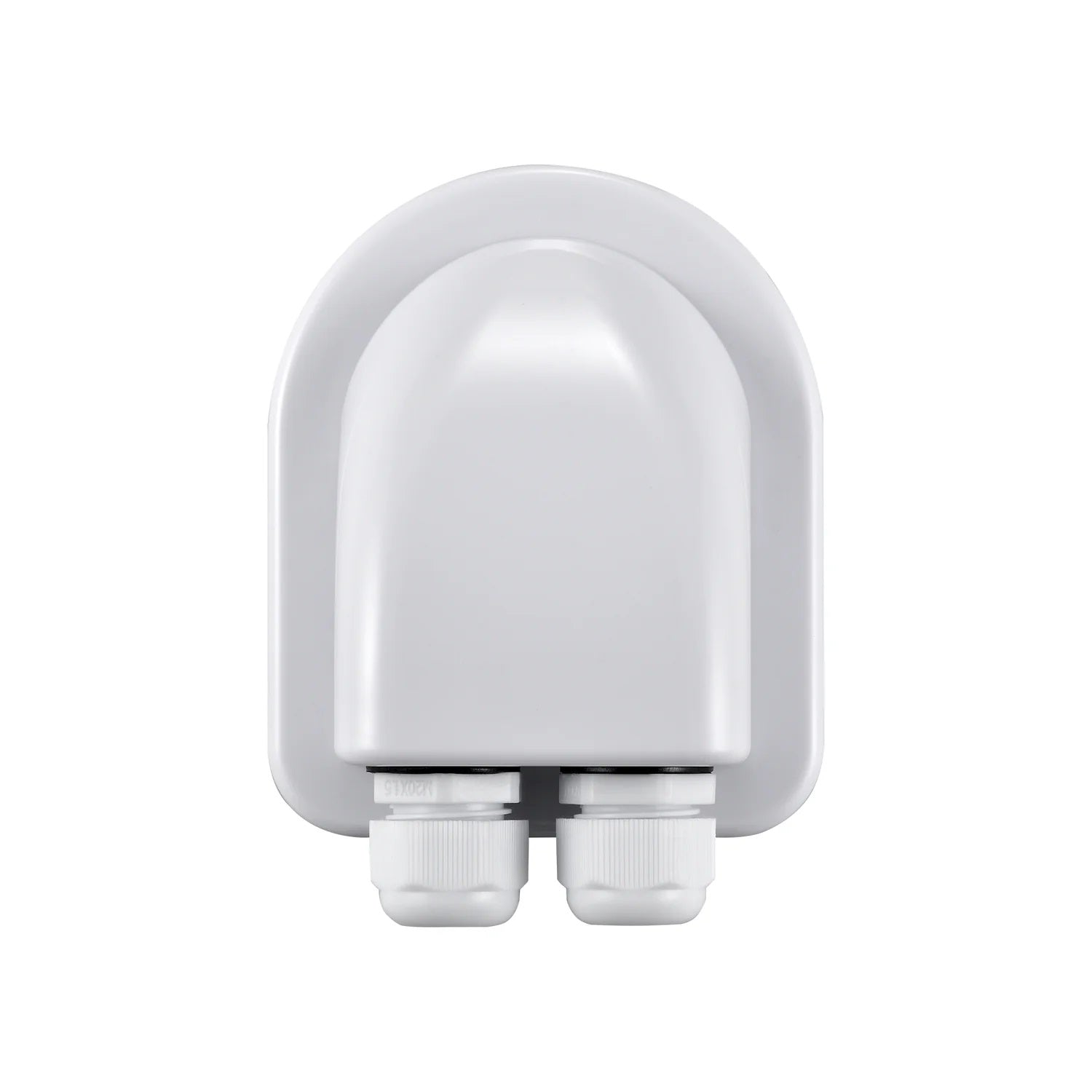 Rich Solar Cable Entry Housing Over Head Side View White