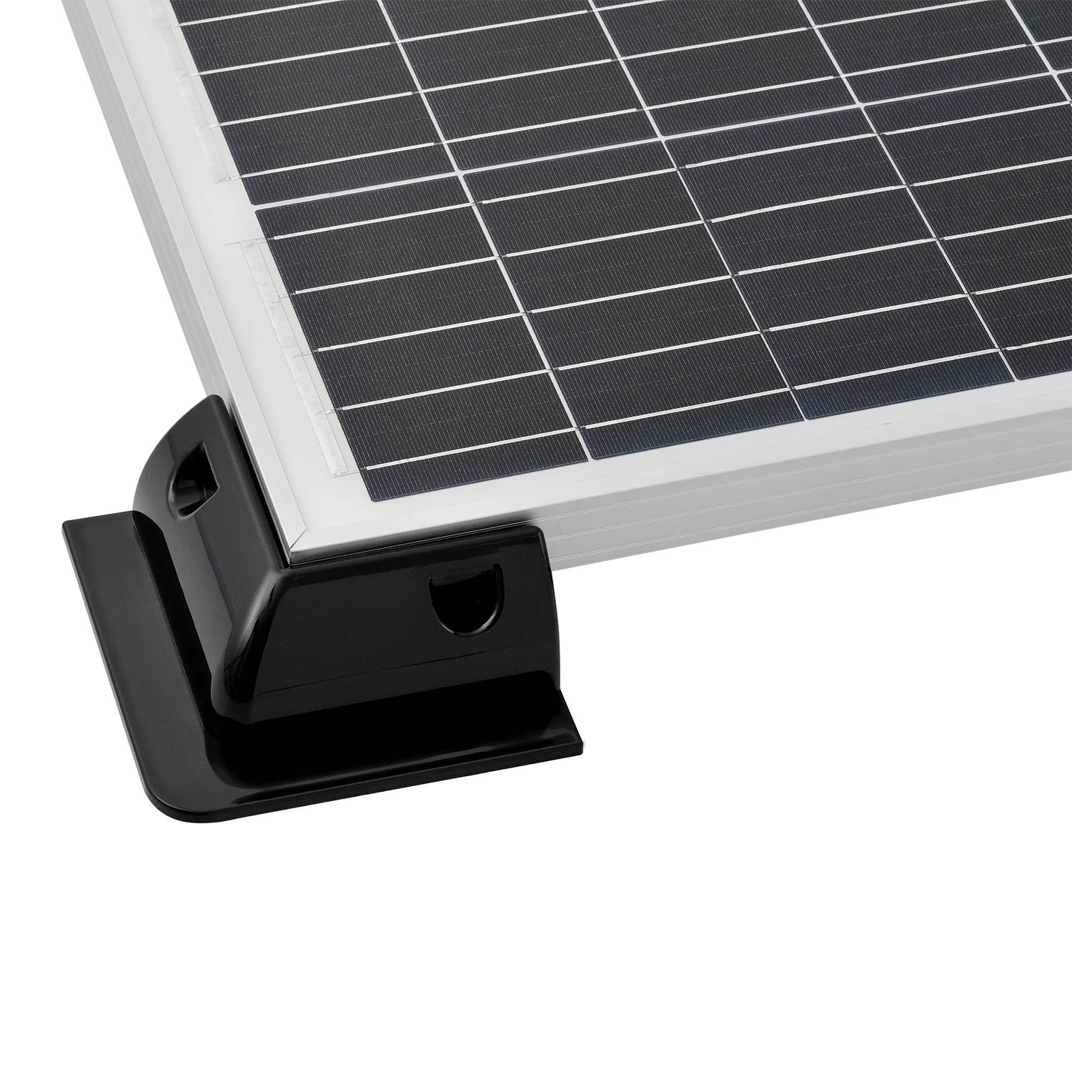 Rich Solar Corner Bracket Mount Set of 6 BLACK At The Panel Corner Edge