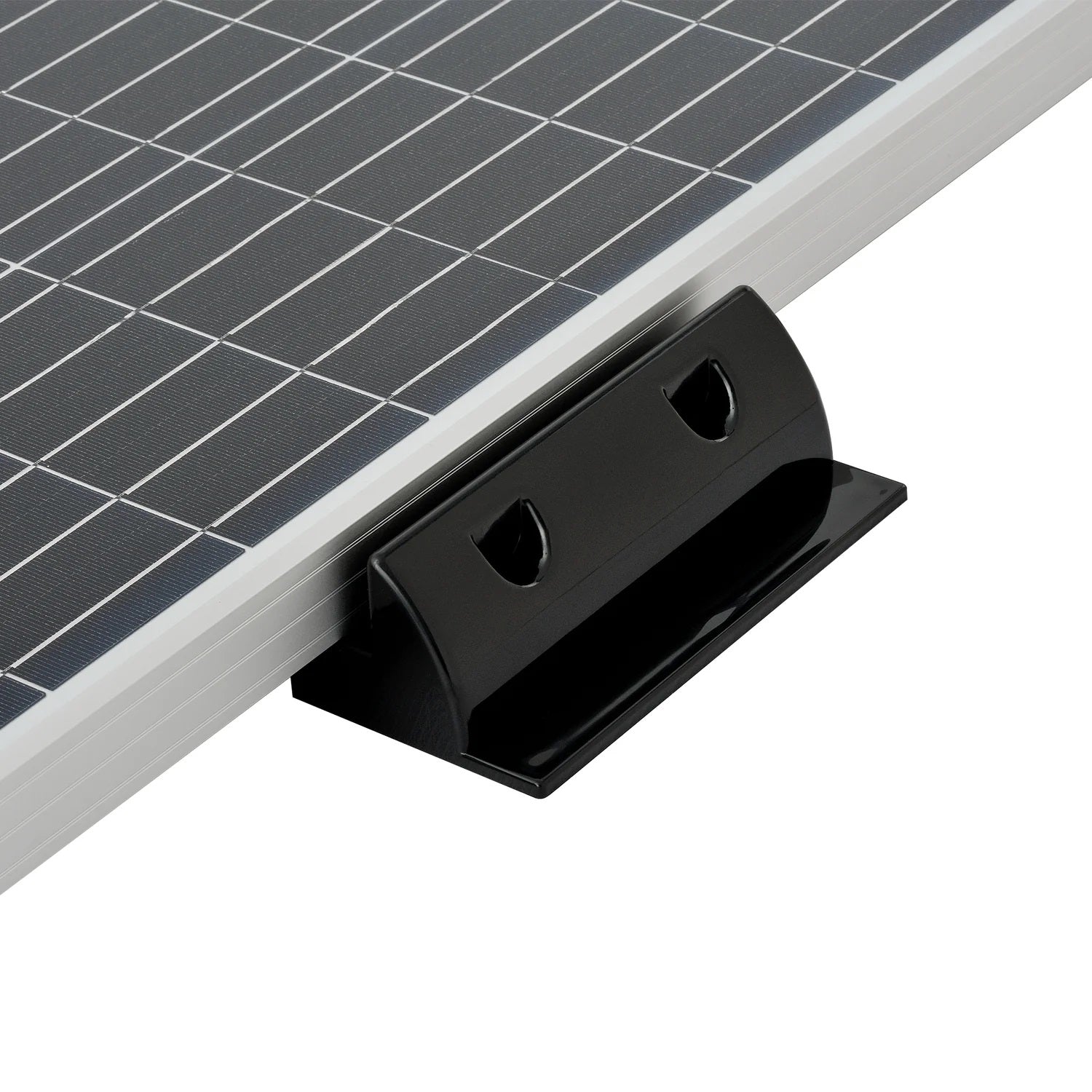Rich Solar Corner Bracket Mount Set of 6 BLACK At The Panel Side Edge