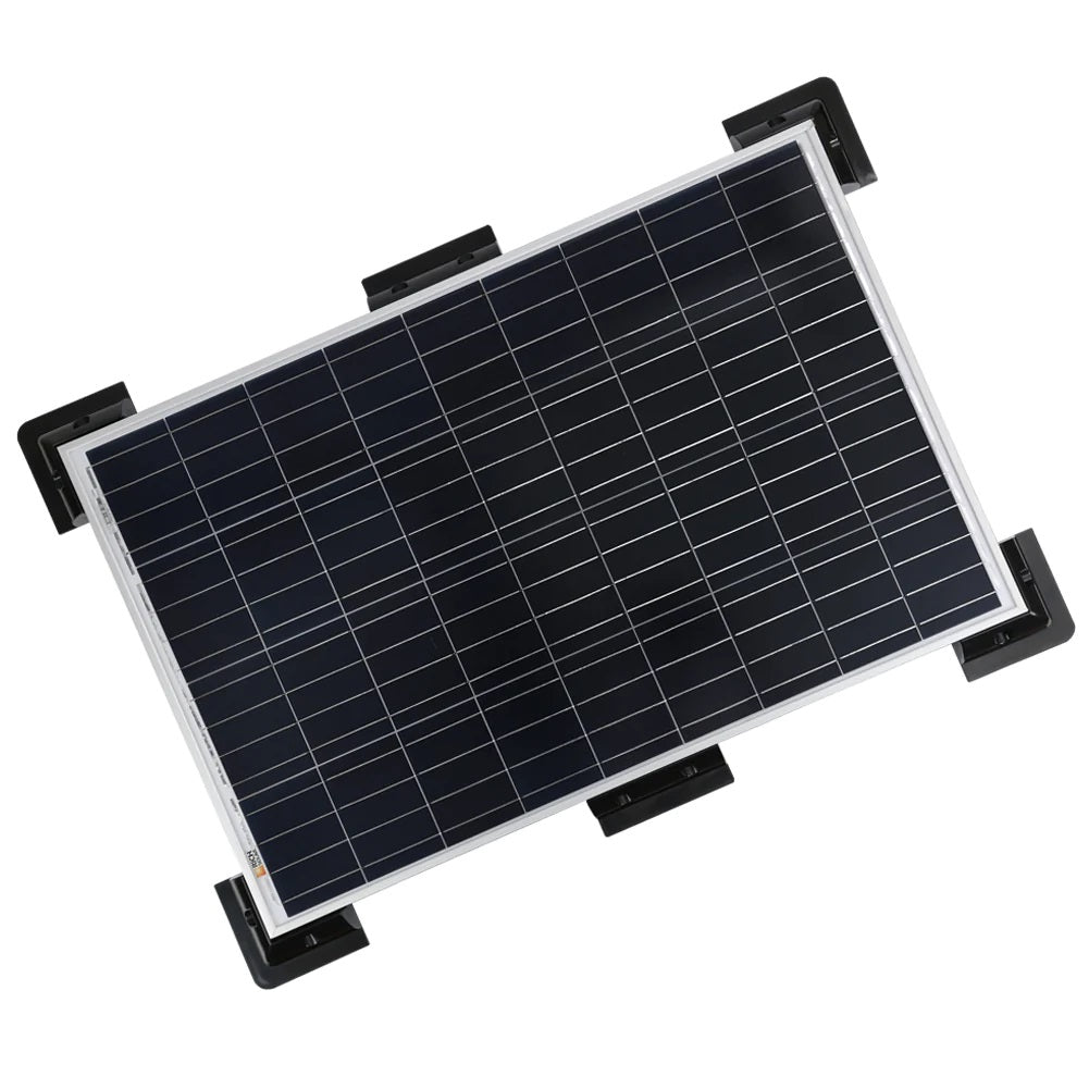 Rich Solar Corner Bracket Mount Set of 6 With Panel Slant View
