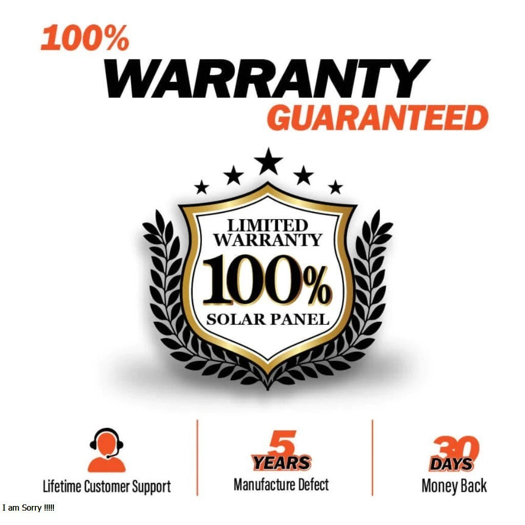 Rich Solar MEGA 100 Watt Monocrystalline Solar Panel Warranty