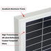 Rich Solar MEGA 200 Watt Monocrystalline 24V Solar Panel Anodized Aluminium Frame