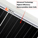 Rich Solar MEGA 200 Watt Monocrystalline Solar Panel Highest Efficiency Monocrystalline Solar Cells