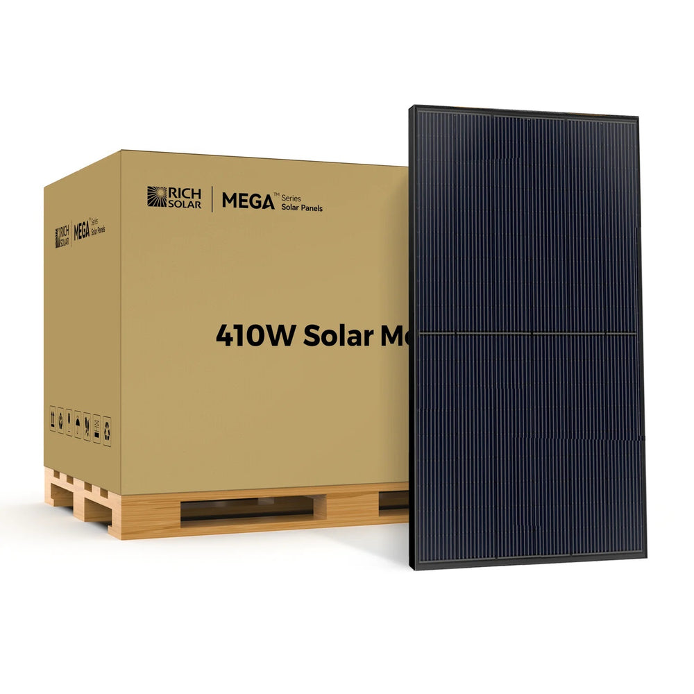 Rich Solar MEGA 410 Watt Monocrystalline Solar Panel Packed