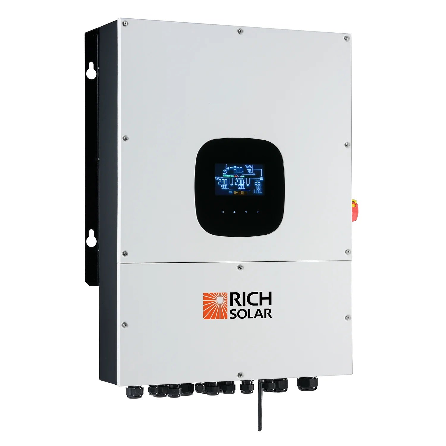 Rich Solar NOVA 12K PV Hybrid Inverter Left Side View