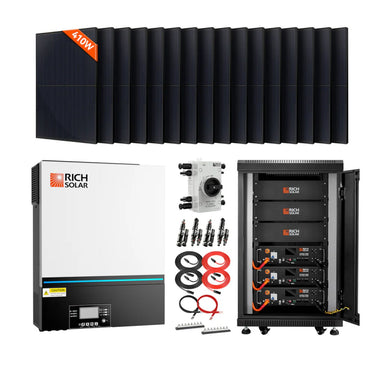 Rich Solar 8000W 48V 120/240VAC Cabin Kit