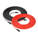 Rich Solar 8000W 48V 120/240VAC Cabin Kit Two coiled cables, one black and one red, on a white background.