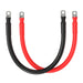 Rich Solar 8000W 48V 120/240VAC Cabin Kit Two sets of black and red cables with terminal connectors 