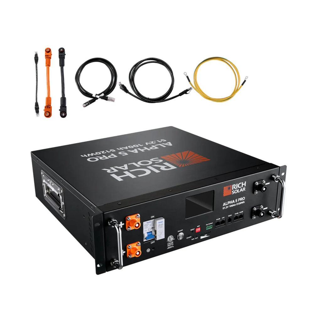 Rich Solar ALPHA 5 PRO 51.2V 100Ah LiFePO4 Battery