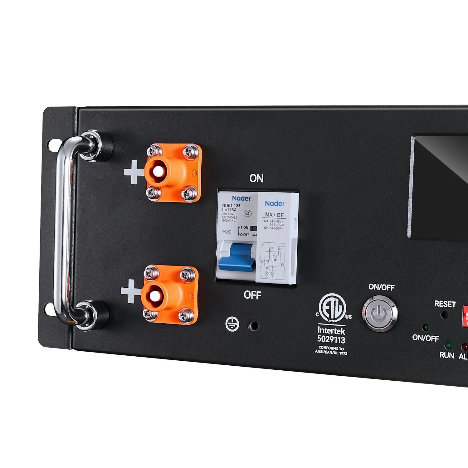Rich Solar ALPHA 5 PRO 51.2V back view
