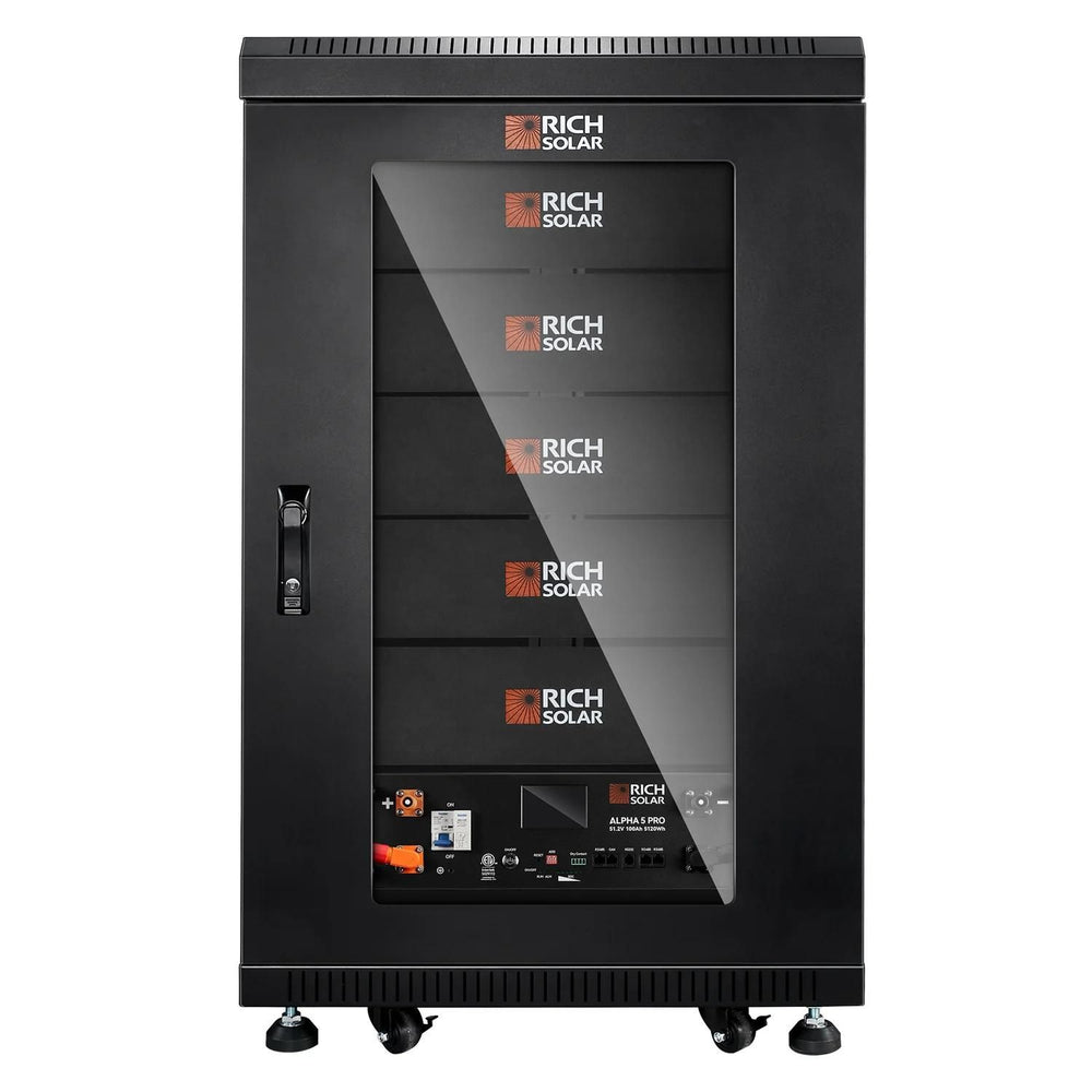 Rich Solar ALPHA 5 PRO 51.2V server rack