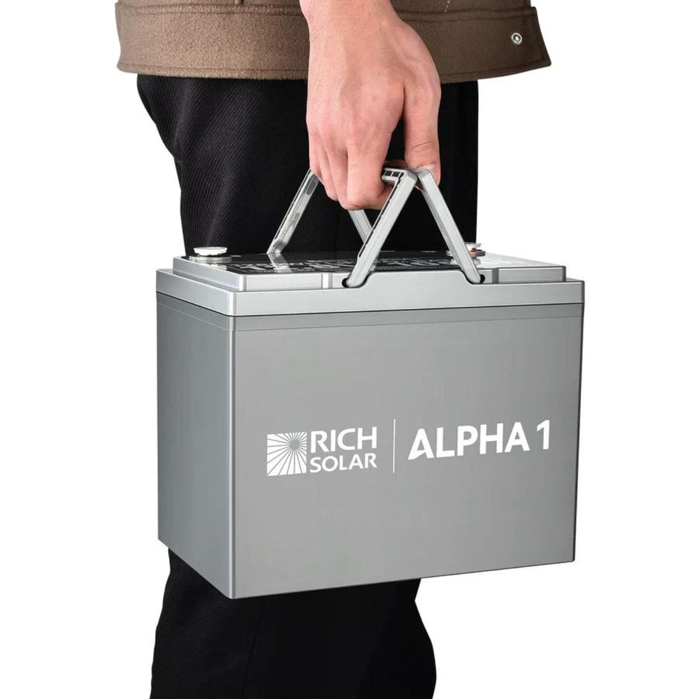 Rich Solar Alpha 1 Being Held