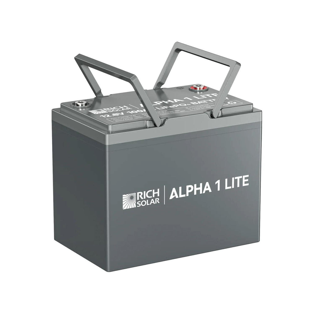 Rich Solar Alpha 1 Lite when handle up