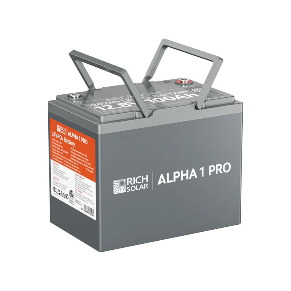 Rich Solar Alpha 1  Pro when handle up