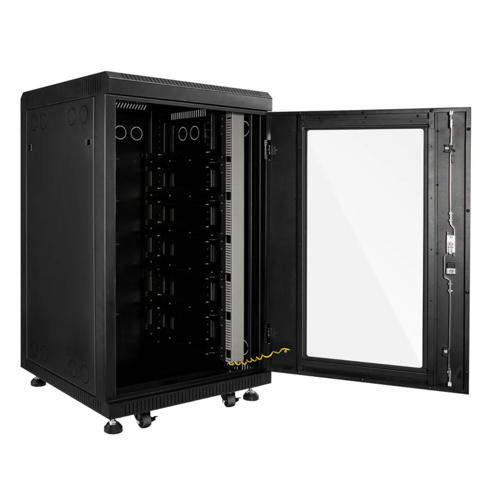 Rich Solar Battery Server Rack for ALPHA 5 PRO open cover
