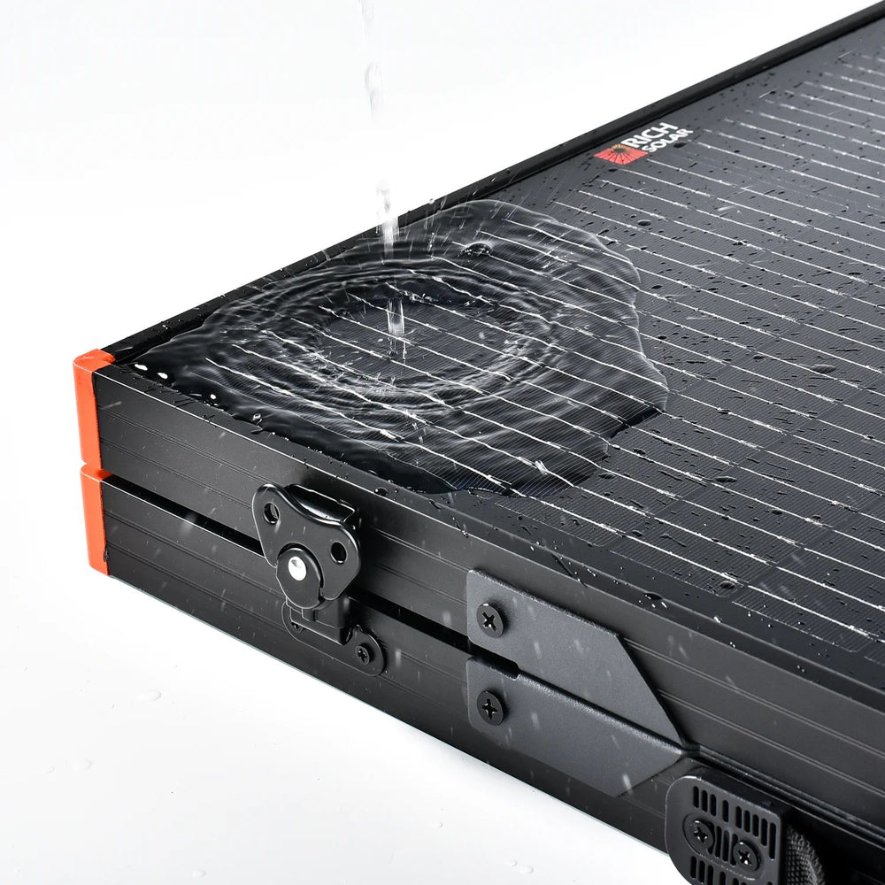 Rich Solar MEGA 100 Watt Briefcase Portable Solar Charging Kit waterproof