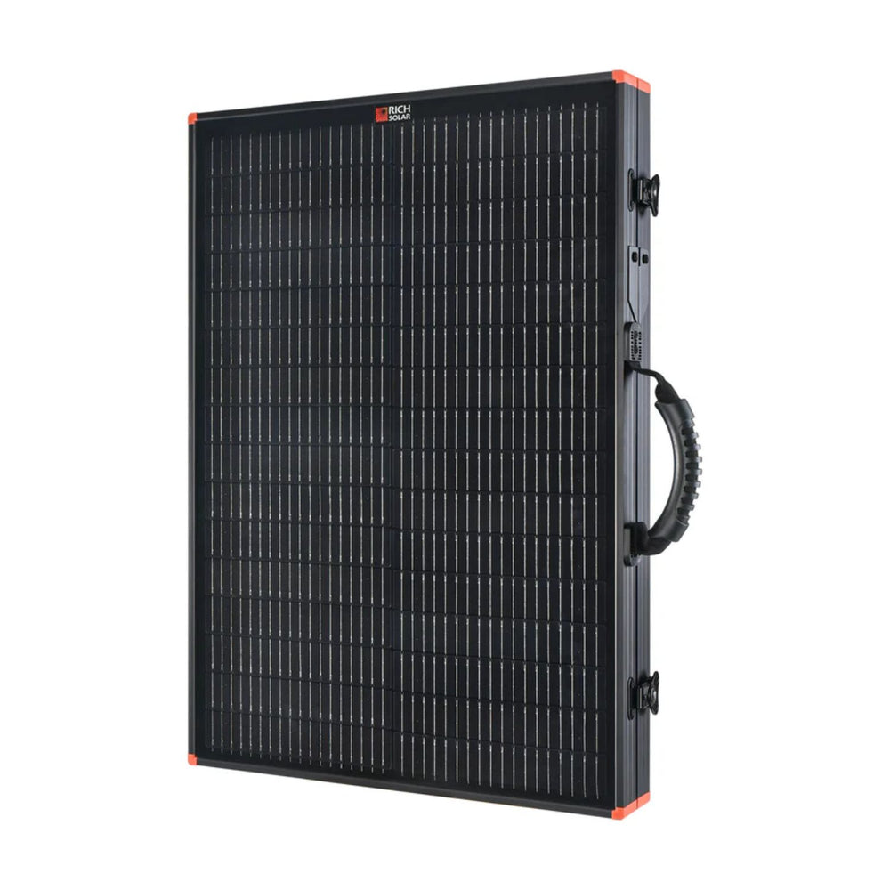 Rich Solar MEGA 100 Watt Portable Solar Panel Briefcase when close