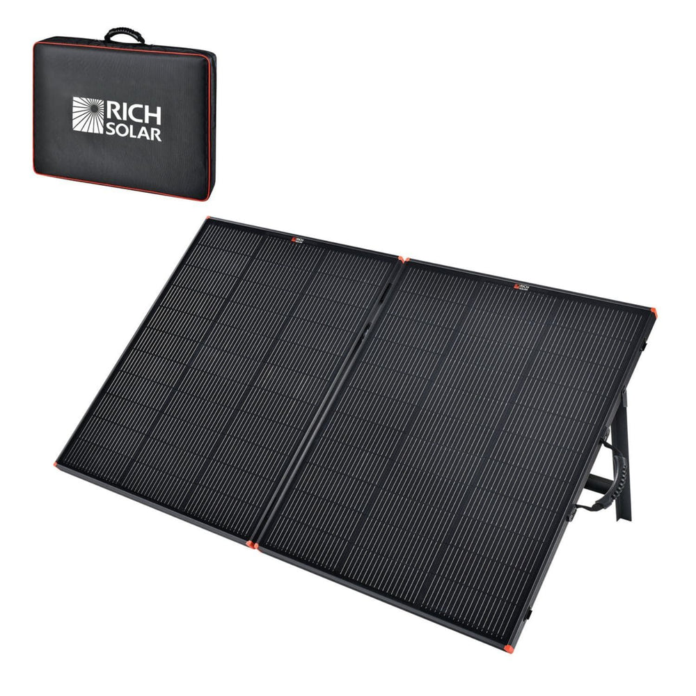 Rich Solar MEGA 100 Watt Portable Solar Panel Briefcase with cover