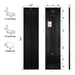 Rich Solar MEGA 130 Watt Slim Solar Panel black dimensions 