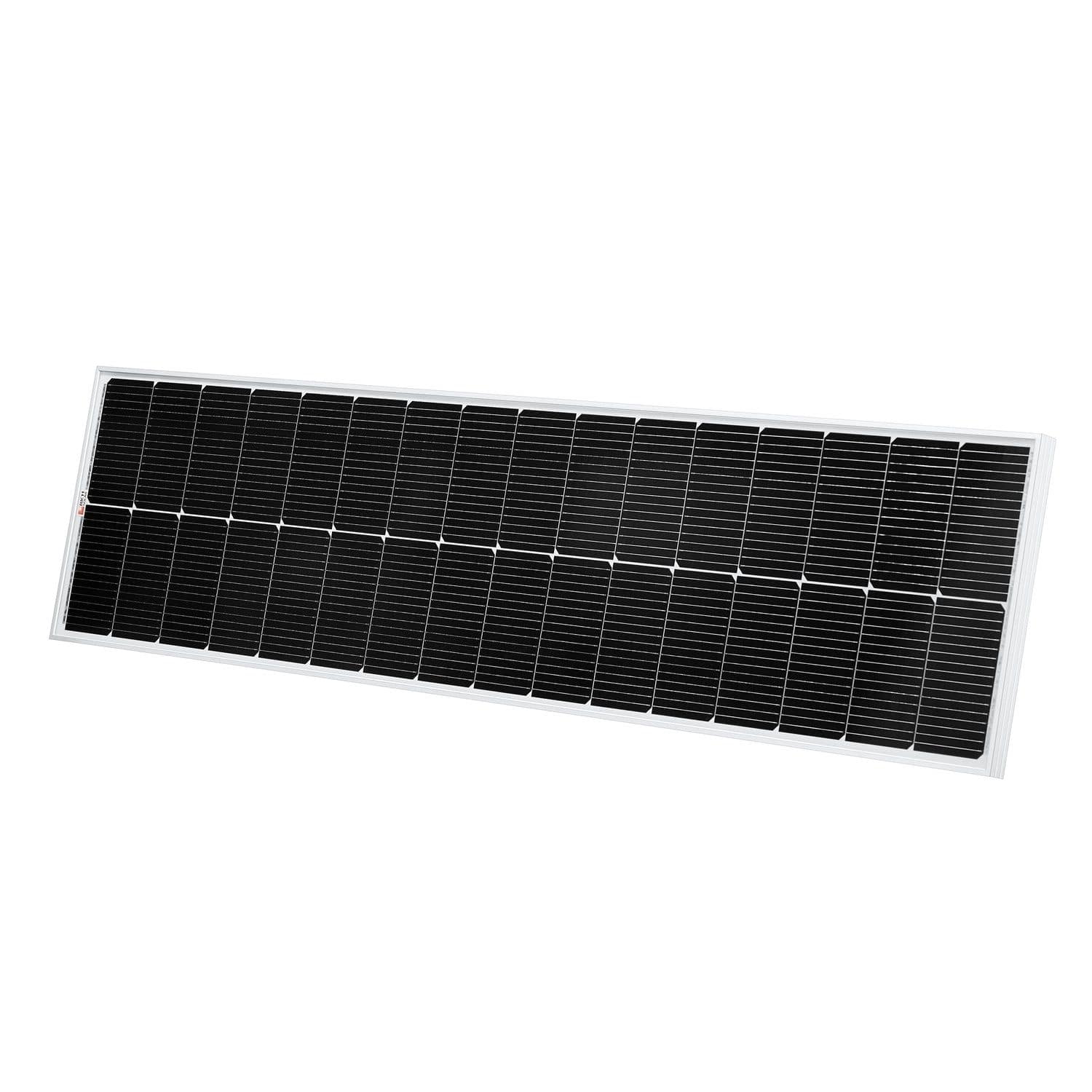Rich Solar MEGA 130 Watt Slim Solar Panel front view in a horizontal position