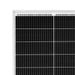 Rich Solar MEGA 175 PRO 175 Watt Solar Panel with 20 FT MC4 Extension Cable Set edge close up view