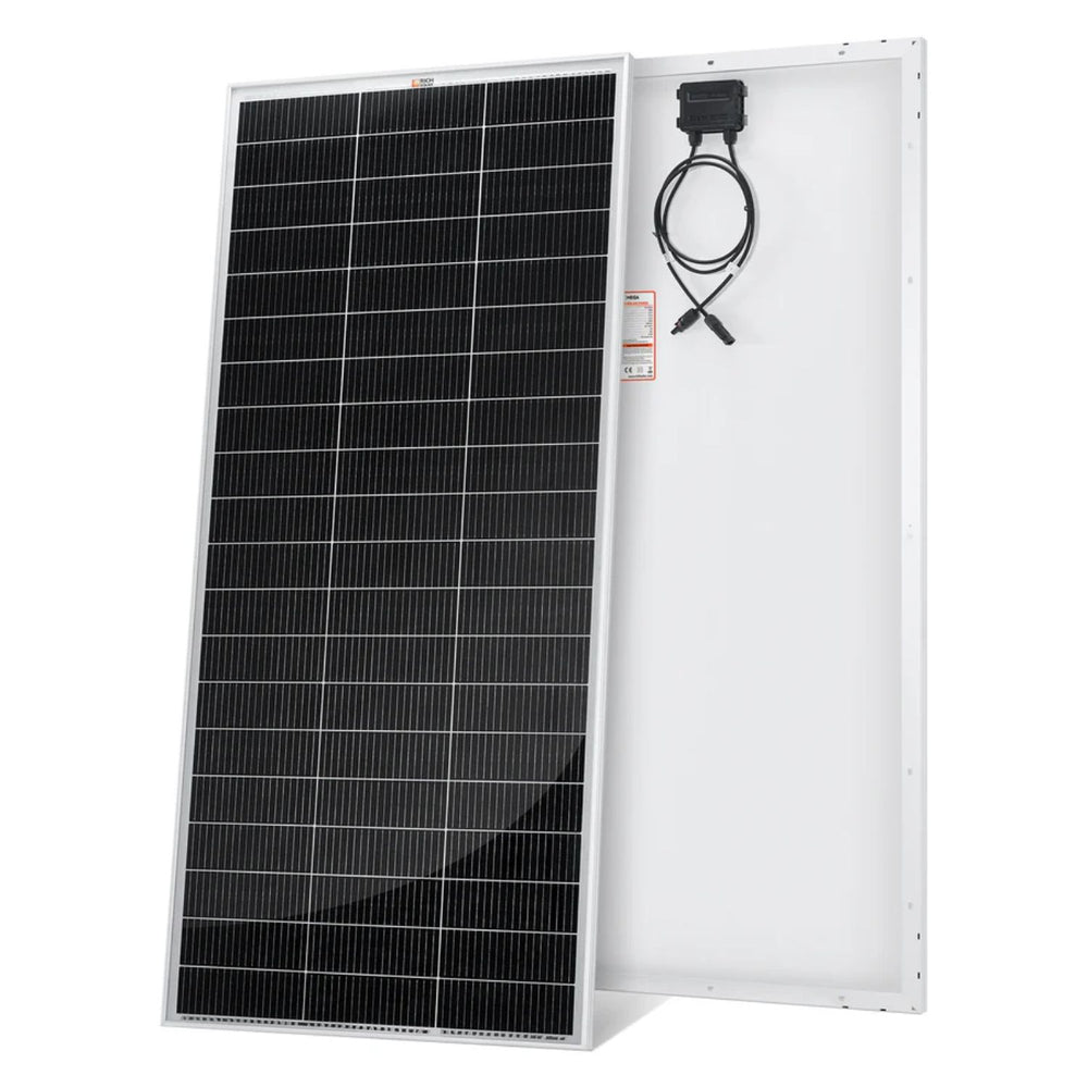 Rich Solar MEGA 200 PRO Solar Panel with cable on a white background