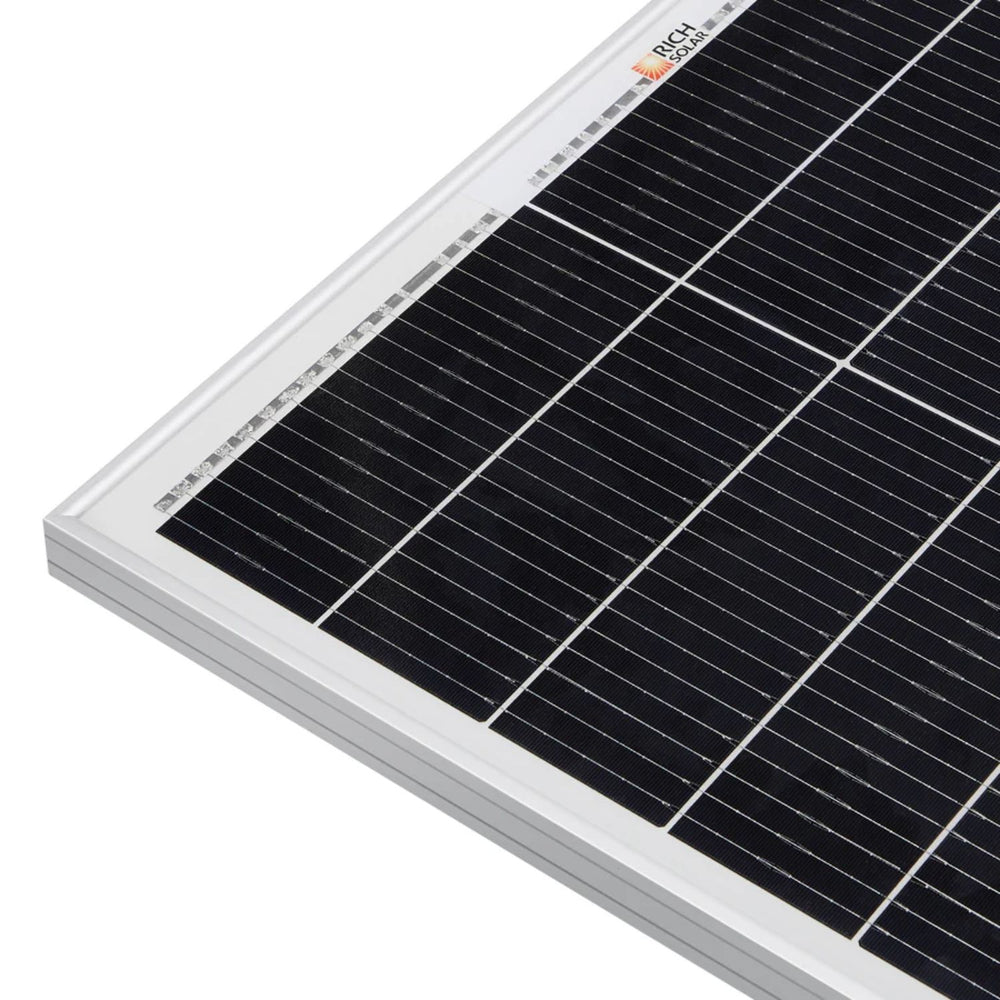 Rich Solar MEGA 200 PRO Solar Panel  with visible brand logo on a white background
