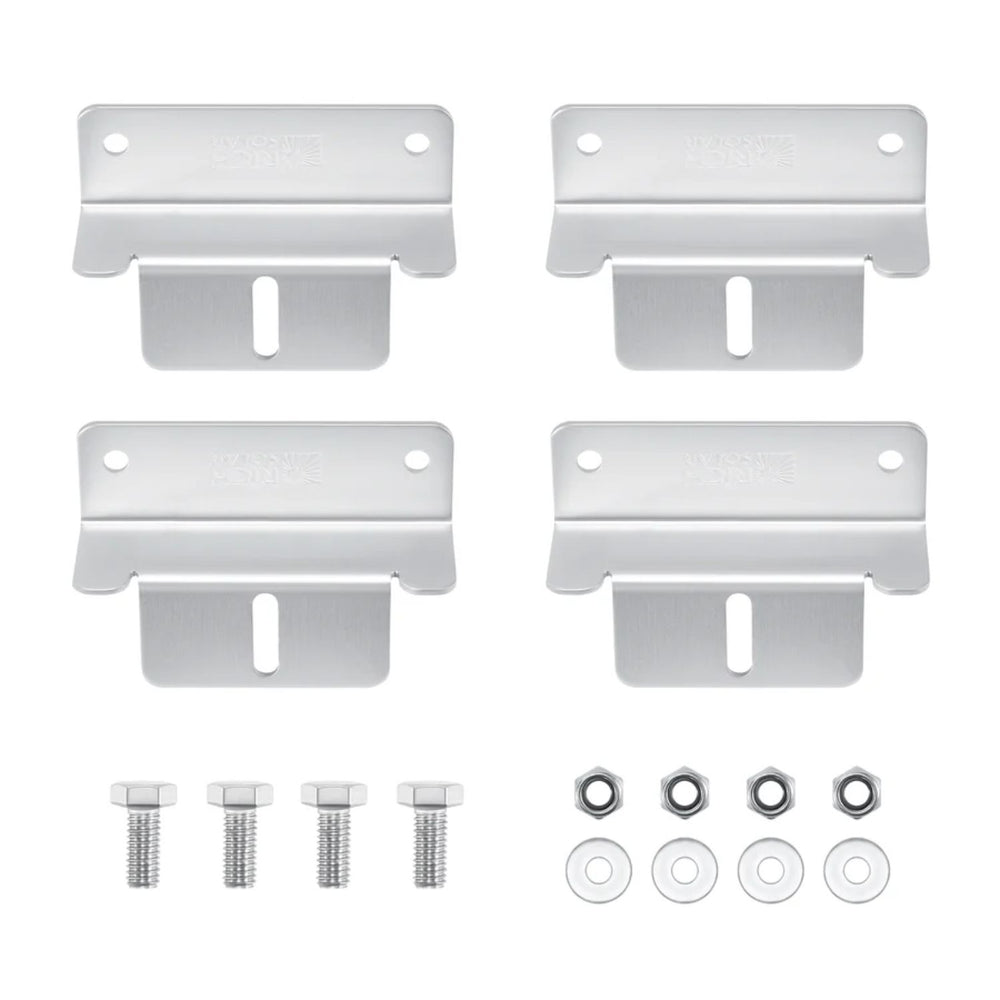 Rich Solar MEGA 200 WITH 3/4" Z BRACKETS Solar Panel - screws