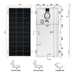 Rich Solar MEGA 200 WITH 3/4" Z BRACKETS Solar Panel dimensions