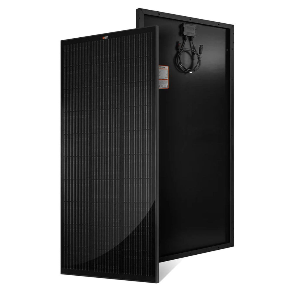 Rich Solar MEGA 200 Watt 12 Volt Monocrystalline Solar Panel Black