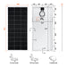 Rich Solar MEGA 200 Watt 12 Volt Monocrystalline Solar Panel Silver - Dimensions