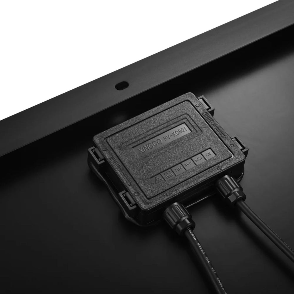 Rich Solar MEGA 200 Watt 12 Volt Monocrystalline Solar Panel close up view