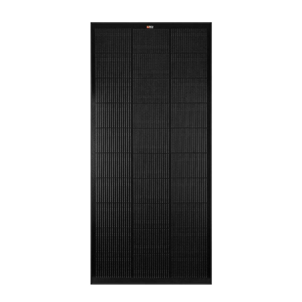 Rich Solar MEGA 200 Watt 12 Volt Monocrystalline Solar Panel front view