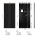 Rich Solar MEGA 200 Watt PRO ONYX 24 Volt Solar Panel dimensions 