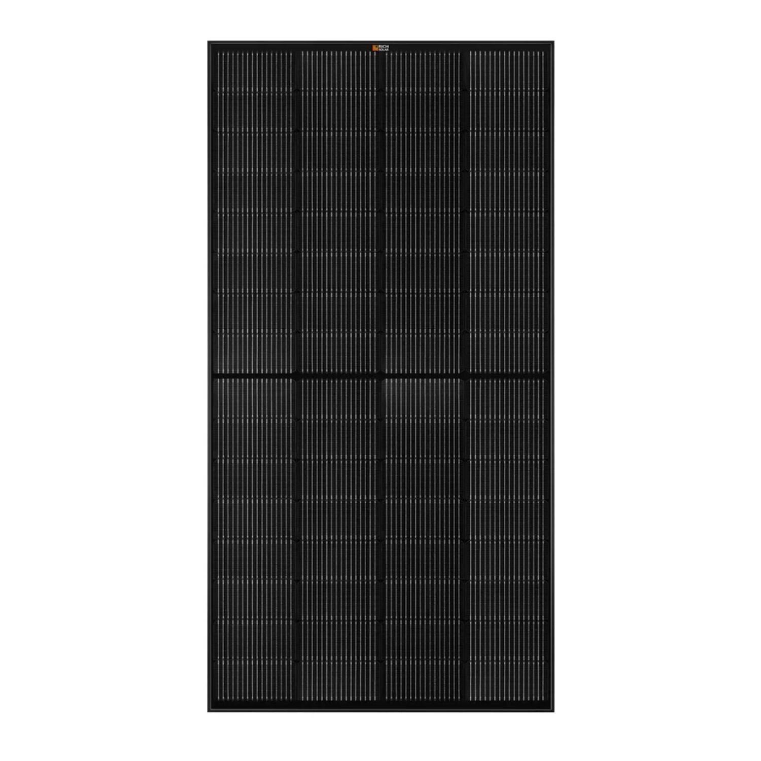 Rich Solar MEGA 250 ONYX Solar Panel Front View