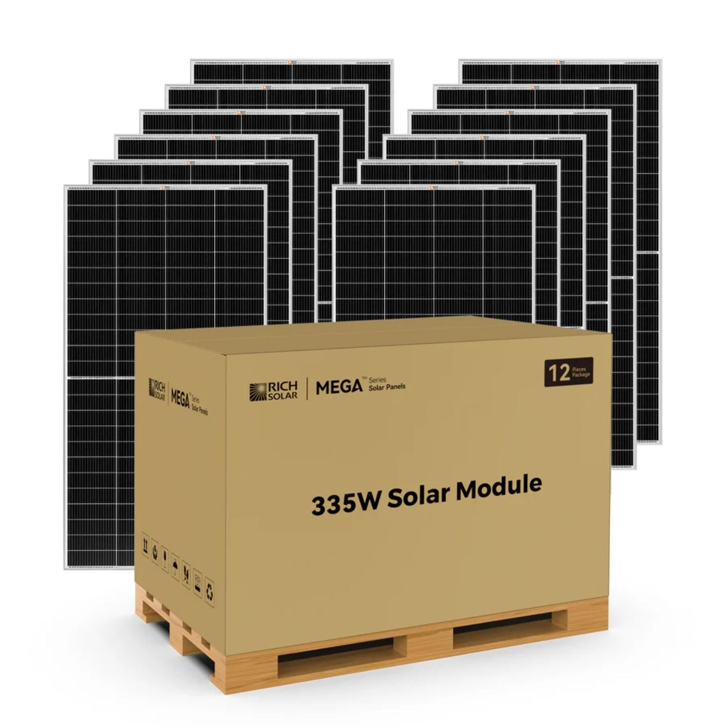 Rich Solar MEGA 335 PRO 12 Panels 