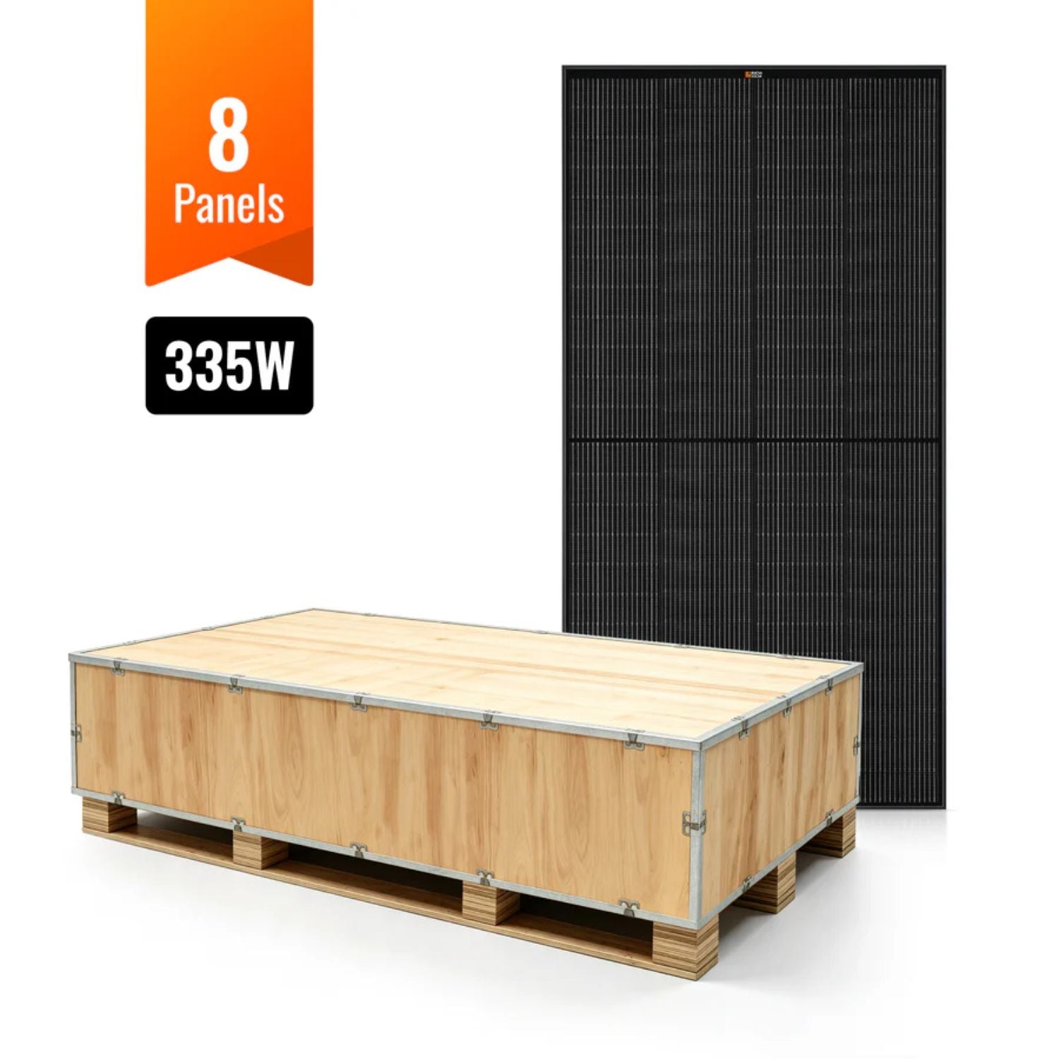 Rich Solar MEGA 335 Watt PRO ONYX Solar Panel - 8 panels 