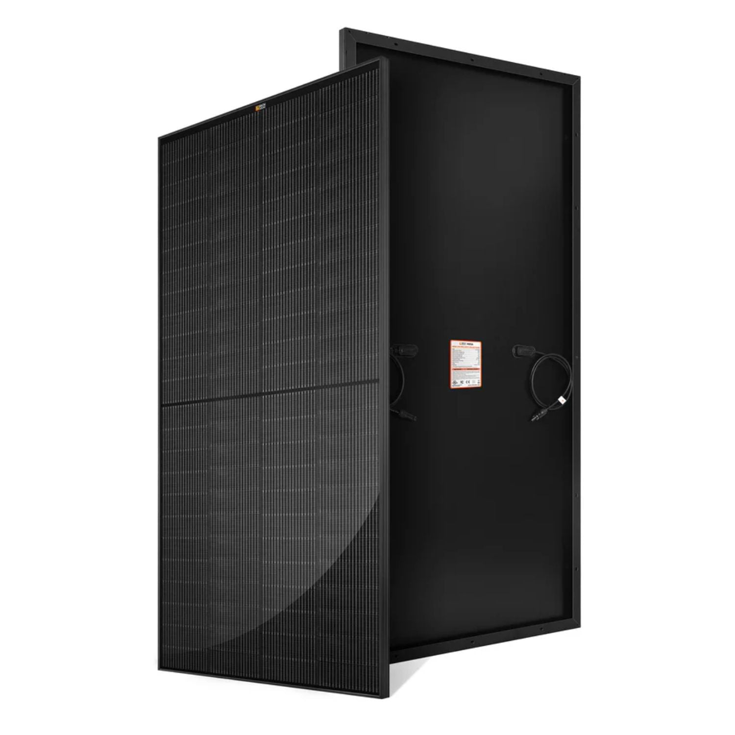 Rich Solar MEGA 335 Watt PRO ONYX Solar Panel front and back view