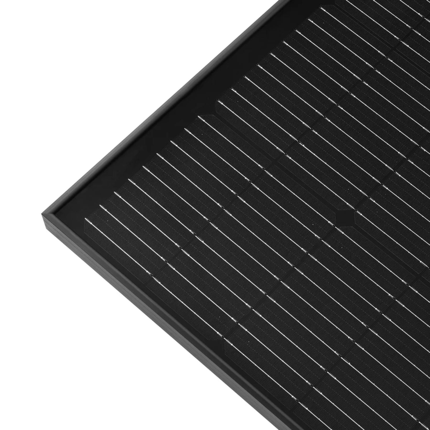 Rich Solar MEGA 370 PRO ONYX Watt Solar Panel front close up view