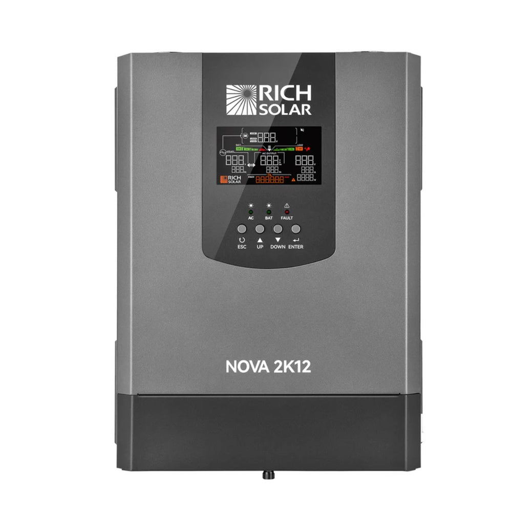 Rich Solar NOVA 2K12 Inverter Front View