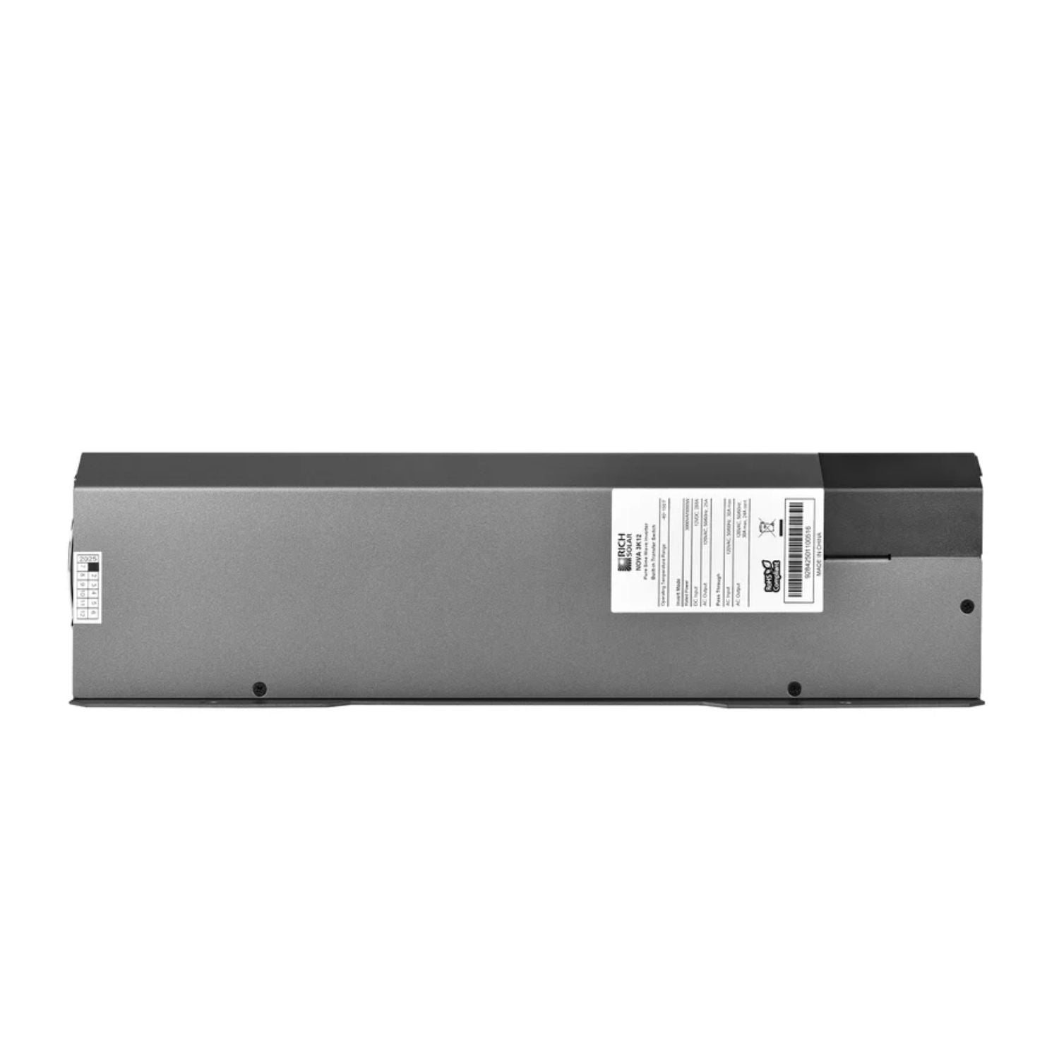 Rich Solar NOVA 3K12 Inverter left side view