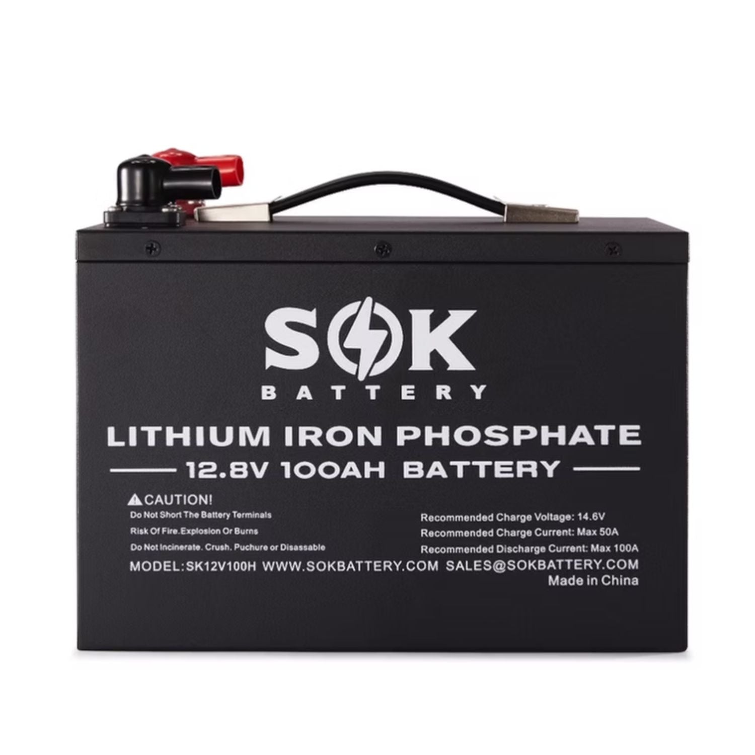 SOK 12V100Ah LiFePO4 Battery Bluetooth & Built-in heater
