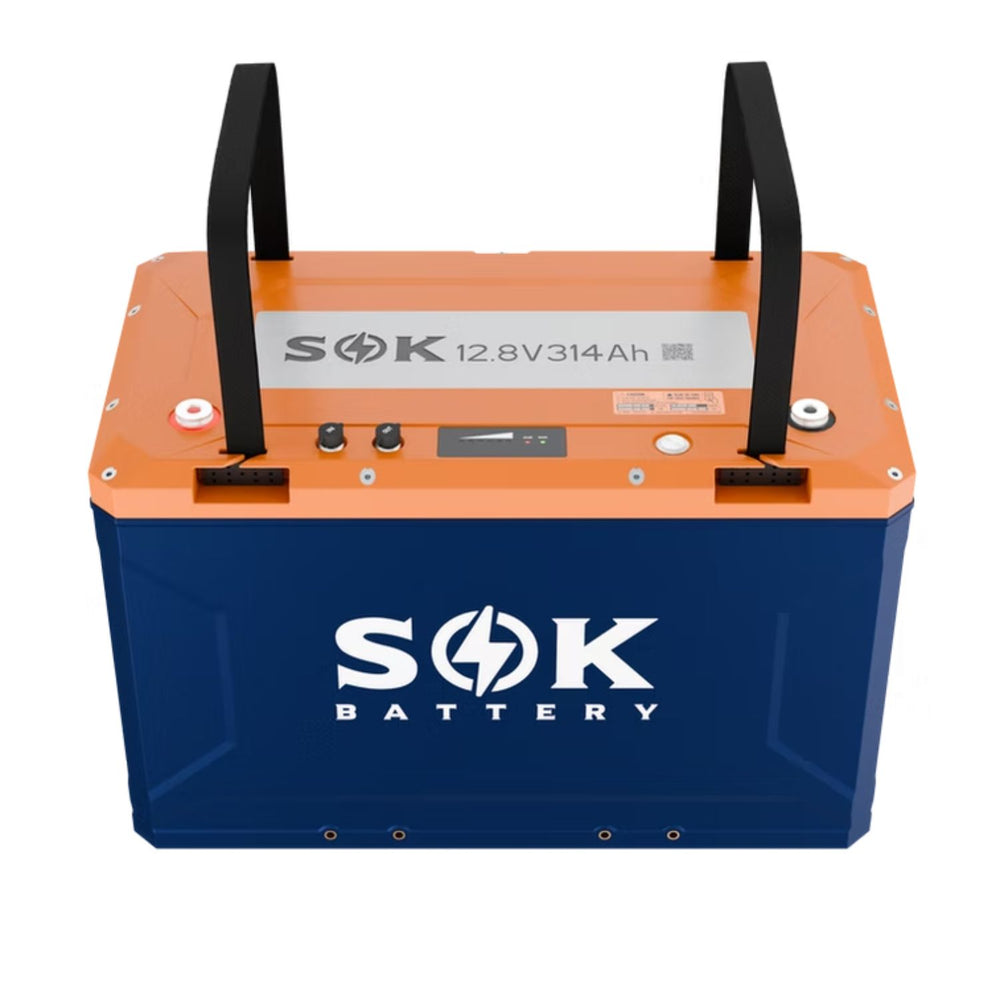 SOK 12V314Ah Battery, Built-in heater & Bluetooth,Victron CAN Comms SK12V314PH Top View