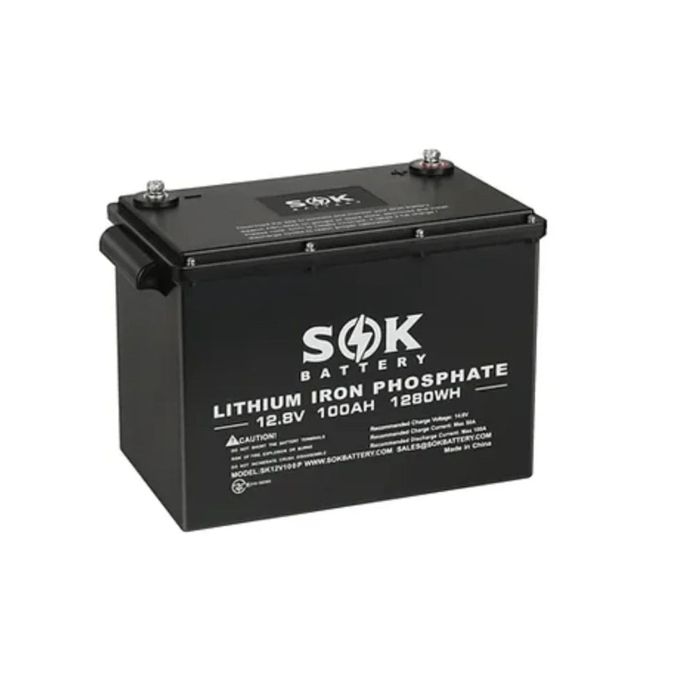 SOK 12V 100Ah Marine Grade LiFePO4 Battery