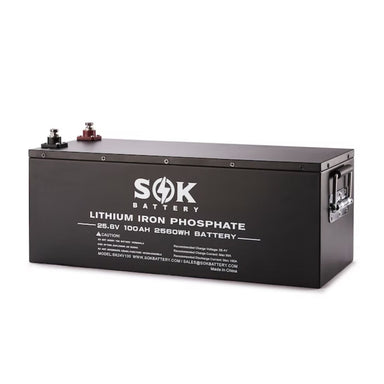 SOK SOK 24V 100Ah LiFePO4 Battery SK24V100