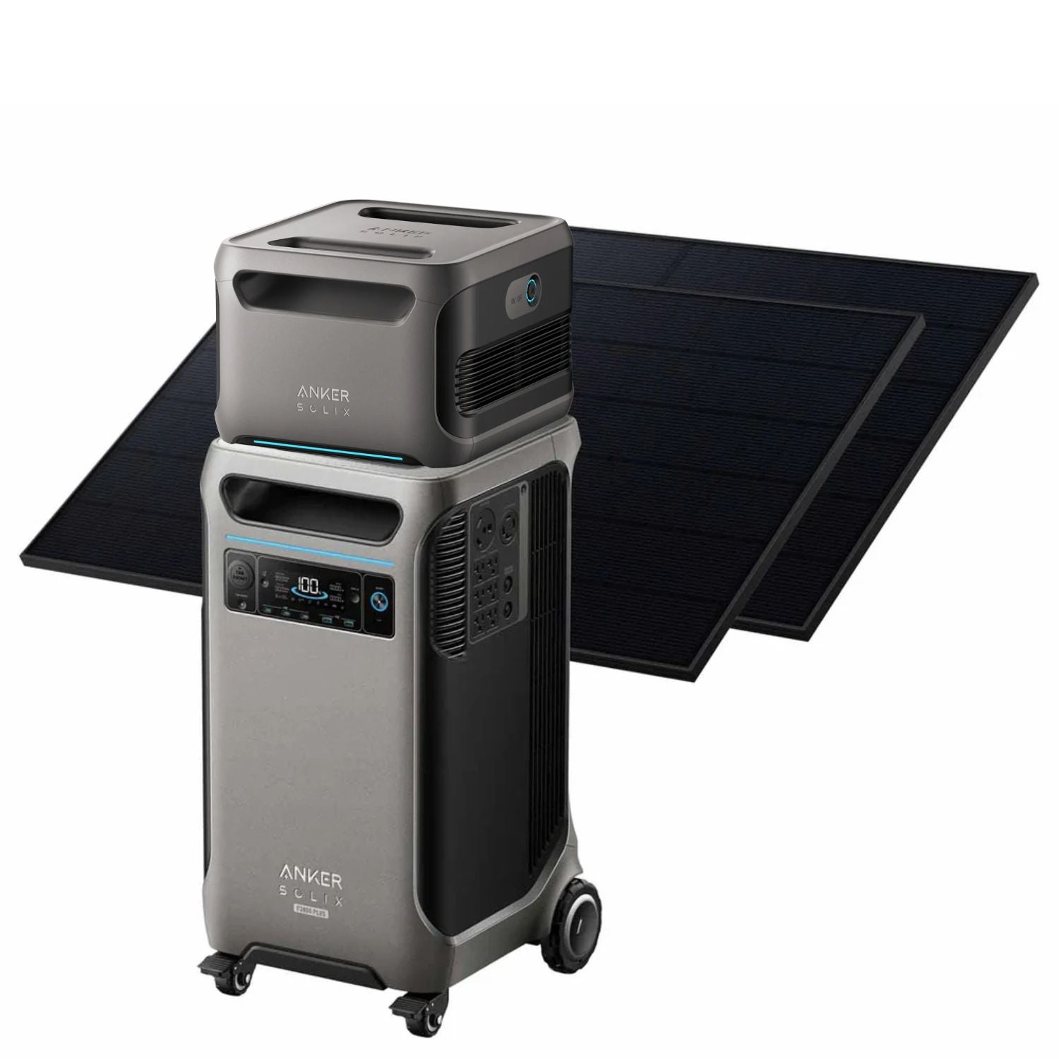 SOLIX F3800 Plus with two 410W Rigid Solar Panels with one BP3800 Battery